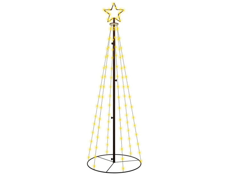 Christmas Cone Tree Warm White 108 LEDs 70x180 cm