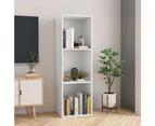 vidaXL Book Cabinet/TV Cabinet White 36x30x114 cm Engineered Wood