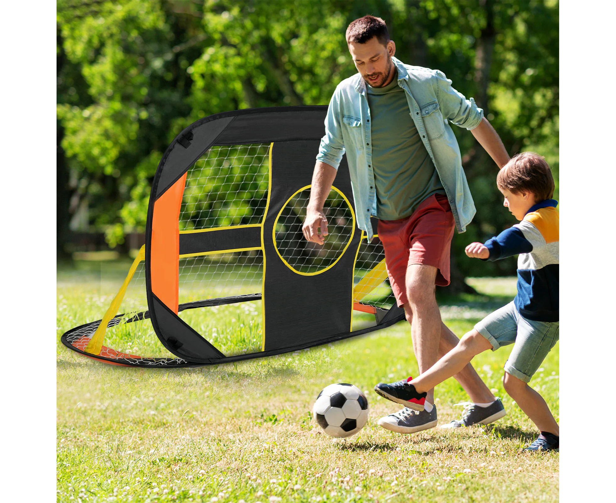 Soccer Goals for Kids Pop-Up Soccer Goals with Carry Bag for Soccer Practice Outdoor Training