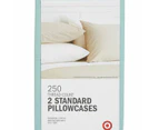 Target 2 Pack 250 Thread Count Standard Pillowcases - Blue