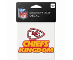 Wincraft Perfect Cut 10x10cm Decal NFL Teams Slogan - Washington Commanders