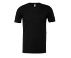 Canvas Unisex Jersey Crew Neck T-Shirt / Mens Short Sleeve T-Shirt (Heather Black) - BC163