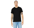 Canvas Unisex Jersey Crew Neck T-Shirt / Mens Short Sleeve T-Shirt (Heather Black) - BC163