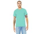 Canvas Unisex Jersey Crew Neck T-Shirt / Mens Short Sleeve T-Shirt (Teal) - BC163