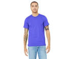 Canvas Unisex Jersey Crew Neck T-Shirt / Mens Short Sleeve T-Shirt (Heather Navy) - BC163