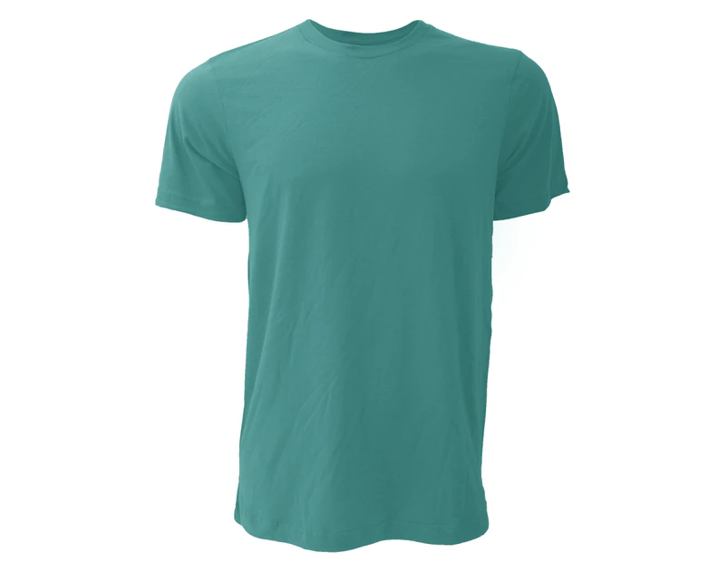 Canvas Unisex Jersey Crew Neck T-Shirt / Mens Short Sleeve T-Shirt (Deep Teal) - BC163