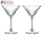 Set of 2 Maxwell & Williams 220mL Cocktail & Co. Atlas Martini Glasses