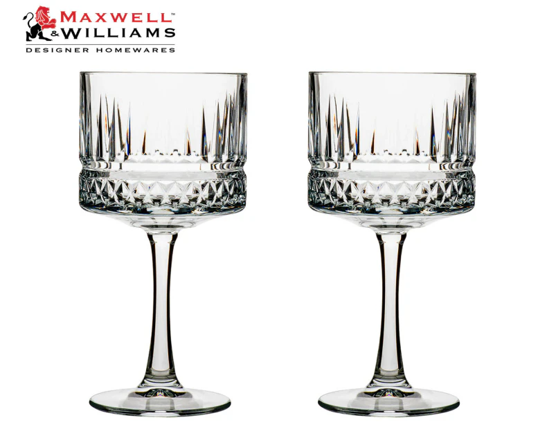 Set of 2 Maxwell & Williams 500mL Cocktail & Co. Atlas Gin/Cocktail Glasses