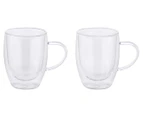 Set of 2 Maxwell & Williams 350mL Blend Double Wall Mugs