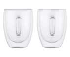 Set of 2 Maxwell & Williams 350mL Blend Double Wall Mugs