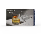 Set of 2 Maxwell & Williams 355mL Cocktail & Co. Atlas Whisky Glasses