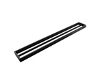 800mm Double Towel Rack Stainless Steel Bathroom Towel Rails shelf Storage rack wall mounted towel holder Black