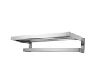 600mm Towel Rack with Shelf holder Stainless Steel Towel Rail wall mounted Bathroom towel bar rack Chrome