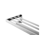 600mm Towel Rack with Shelf holder Stainless Steel Towel Rail wall mounted Bathroom towel bar rack Chrome