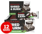 12 x Musashi Shred & Burn Protein Bars Chocolate Mint 60g