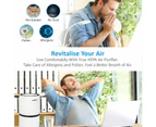 Arovec Air Purifier H13 True HEPA Compact Air Cleaner for Home AV-P152