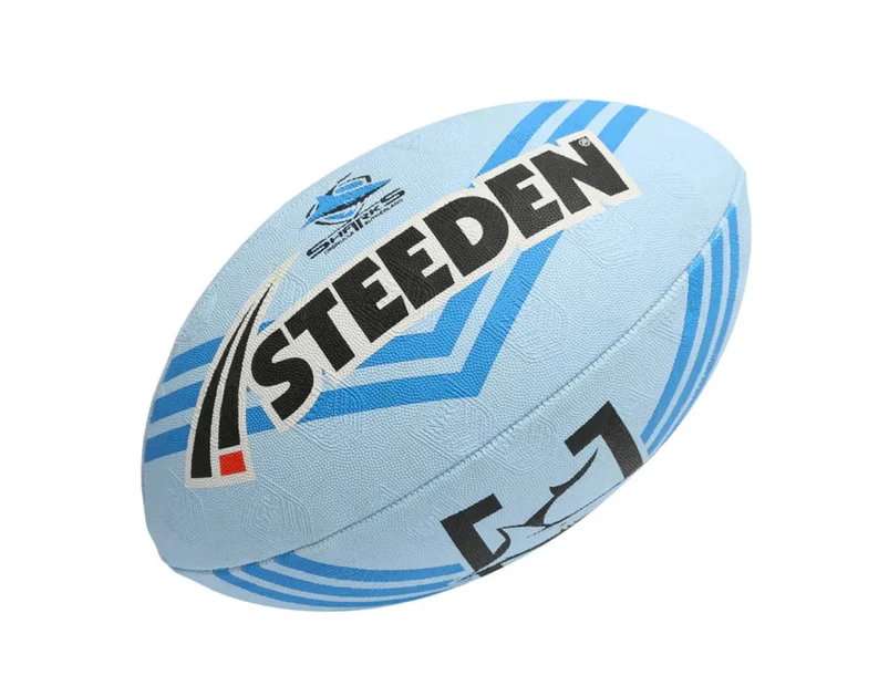 Cronulla Sharks NRL Football Steeden Supporter Ball Size 11" inch Footy