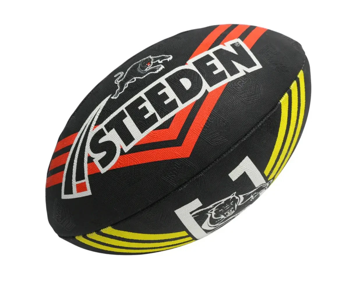 Penrith Panthers NRL Football Steeden Supporter Ball Size 11" inch Footy