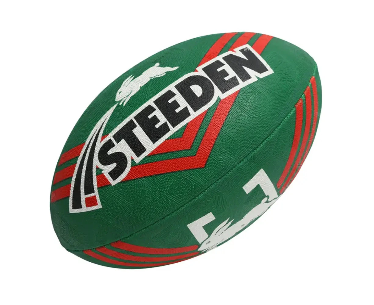 South Sydney Rabbitohs NRL Football Steeden Supporter Ball Size 11" inch Footy