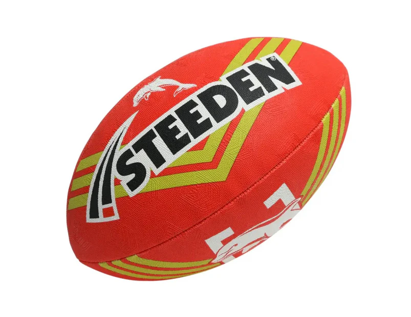 Dolphins NRL Football Steeden Supporter Ball Size 11" inch Footy