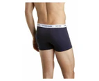 Authentic Bonds Mens Guyfront Trunks Underwear Shorts Navy/White Cotton - Navy/White