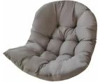 Hanging Egg Chair Cushion Sofa Swing Chair Seat Relax Cushion Padded Pad Covers Light Gray