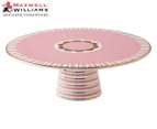 Maxwell & Williams 28cm Tea's & C's Regency Footed Cake Stand - Pink/Gold