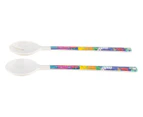 Set of 2 Maxwell & Williams Donna Sharam Byron Melamine Salad Servers - Multi