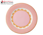 Maxwell & Williams Tea's & C's Regency Rimmed Plate - Pink/Gold