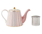 Maxwell & Williams 1L Tea's & C's Regency Teapot w/ Infuser - Pink/Gold