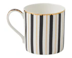 Maxwell & Williams 380mL Tea's & C's Regency Straight Mug - Black/Gold