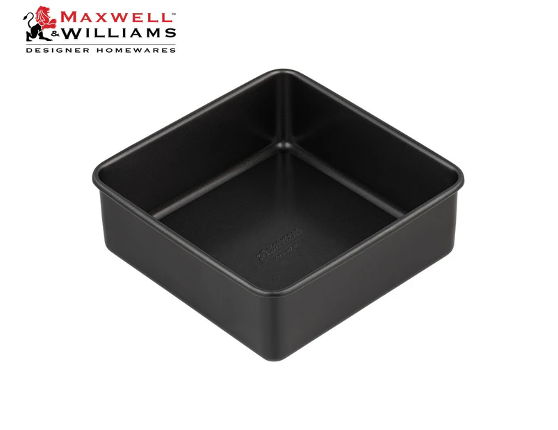 Maxwell & Williams 20cm BakerMaker Non-Stick Loose Base Square Cake Pan