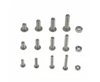 500pc M3 M4 M5 304 Stainless Steel Hex Socket Button Head Bolts Screws Nuts Kit