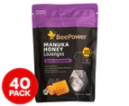 BeePower Manuka Honey Lozenges 500+ MGO Black Elderberry 40pk