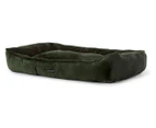 Paws & Claws Extra Large Lux Walled Pet Bed - Olive