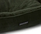 Paws & Claws Extra Large Lux Walled Pet Bed - Olive