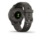 Garmin Venu 2S 40mm Silicone Smart Watch - Graphite/Slate
