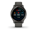 Garmin Venu 2S 40mm Silicone Smart Watch - Graphite/Slate