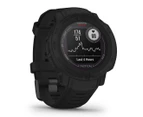 Garmin Instinct 2 Solar Tactical Edition 45mm Silicone GPS Smart Watch - Black
