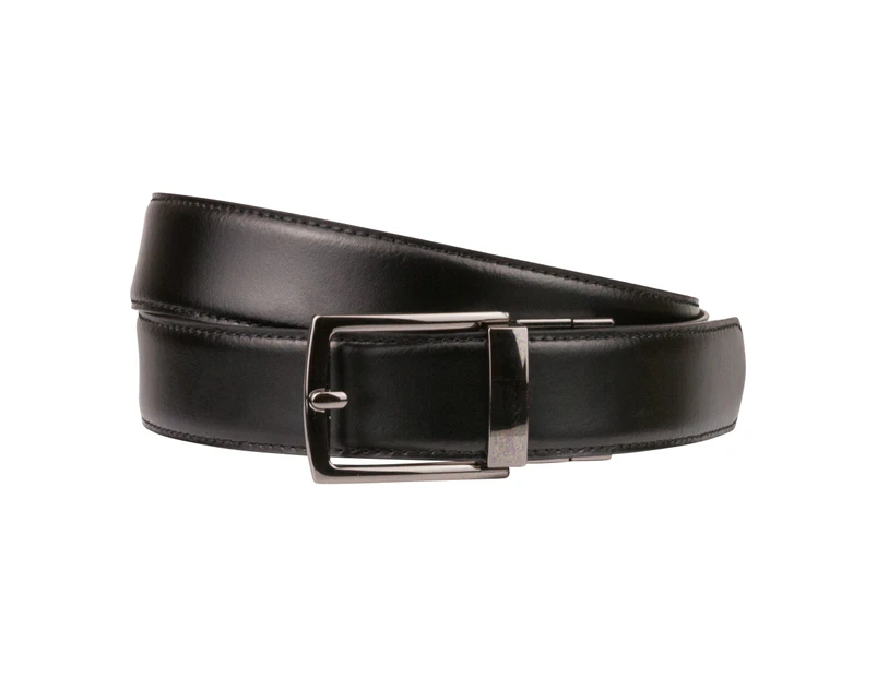 Florsheim Eastwood Men's Reversible Leather Belt - BLACK/TAN