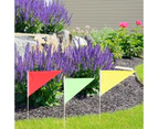 Marking Flags Garden Triangular Flags Irrigation Flags for Landscaping Random Color