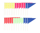 Marking Flags Garden Triangular Flags Irrigation Flags for Landscaping Random Color