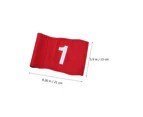 Numbered Golfs Flags Target Golfing Flags Golfs Targeting Flags Wear-resistant Golfs Flags