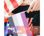 Polyester Rainbow Flag LGBT Pride Flag Portable Outdoor Banner for Party