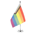 1 Set of Table Pride Flags Party Decoration LGBT Flags Gay's Desk Flags Rainbow Flags