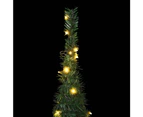 vidaXL Pop-up String Artificial Pre-lit Christmas Tree Green 180 cm