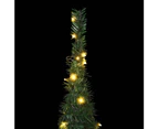 vidaXL Pop-up String Artificial Christmas Tree with LED Green 180 cm