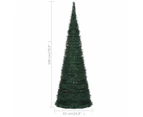 vidaXL Pop-up String Artificial Christmas Tree with LED Green 180 cm