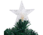 vidaXL Artificial Christmas Tree with Stand/LED 64 cm Fibre Optic