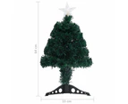 vidaXL Artificial Christmas Tree with Stand/LED 64 cm Fibre Optic